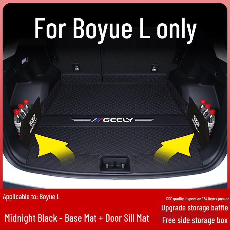 Geely Boyue L 2024 Trunk Mat - Full Coverage Tail Box Interior Decor Fán
