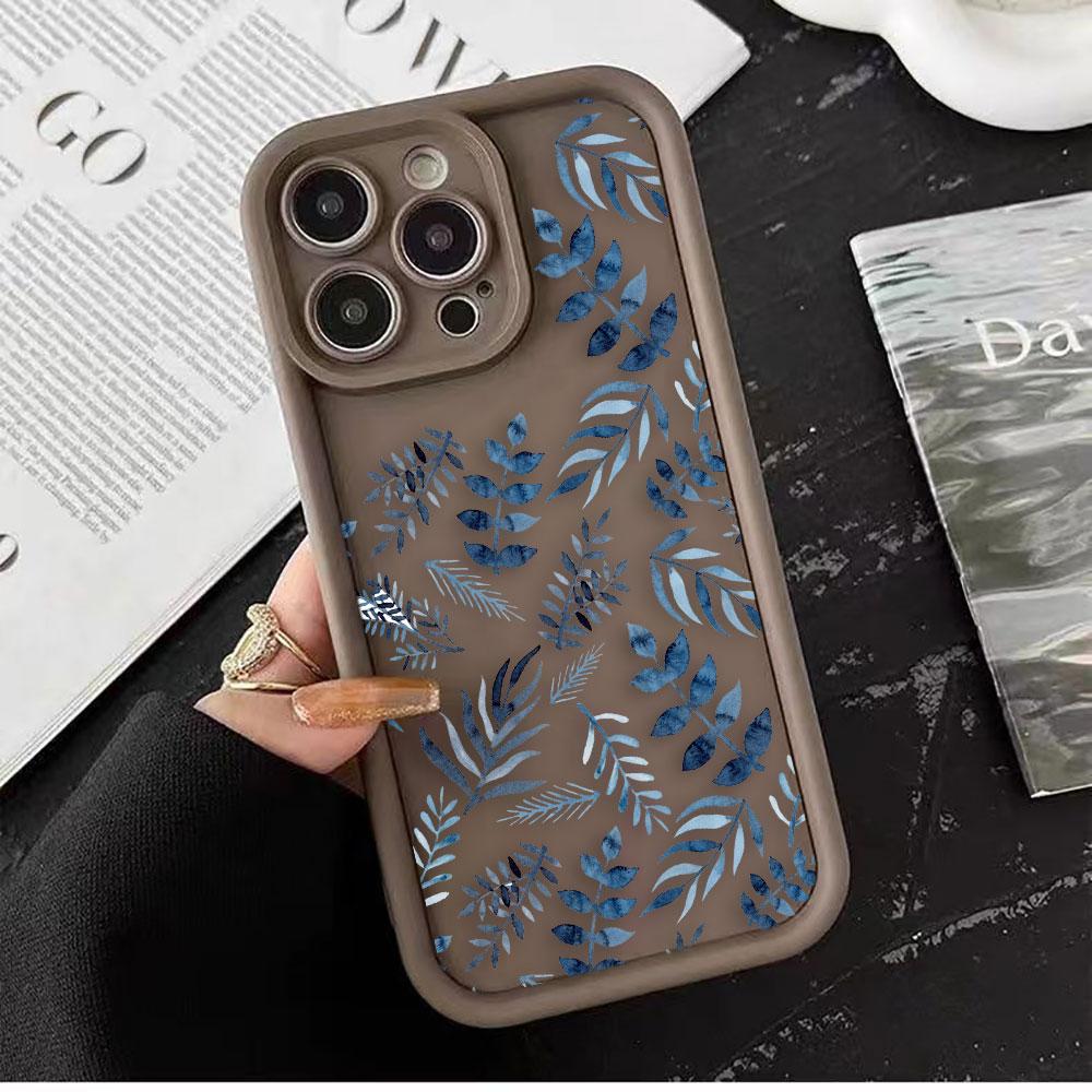 Beautiful Flowers Phone Case For iPhone Apple 17 AIR 16 16E 11 12 13 14 15 XR Plus Pro Max DIY Case TPU Shockproof Cover Capa