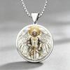 Archangel Michael Versatile Jewelry Boyfriend Gift Pendant Necklace for Women