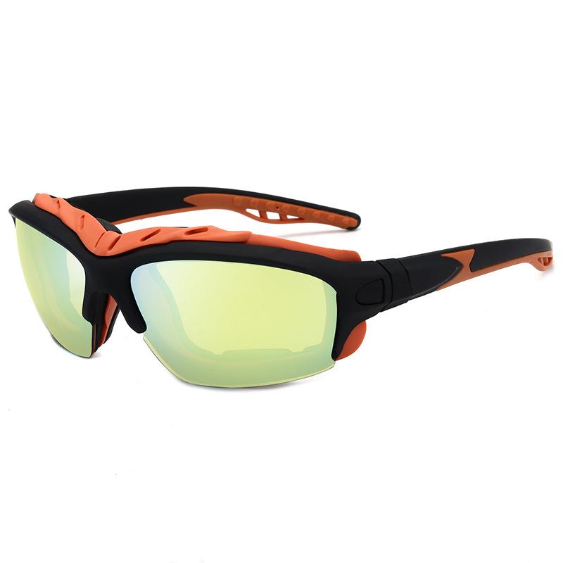 European American Sunscreen Sunglasses Men's Patches Sponge Glasses Wholesale Sports Outdoor Cycling Windproof Riding
