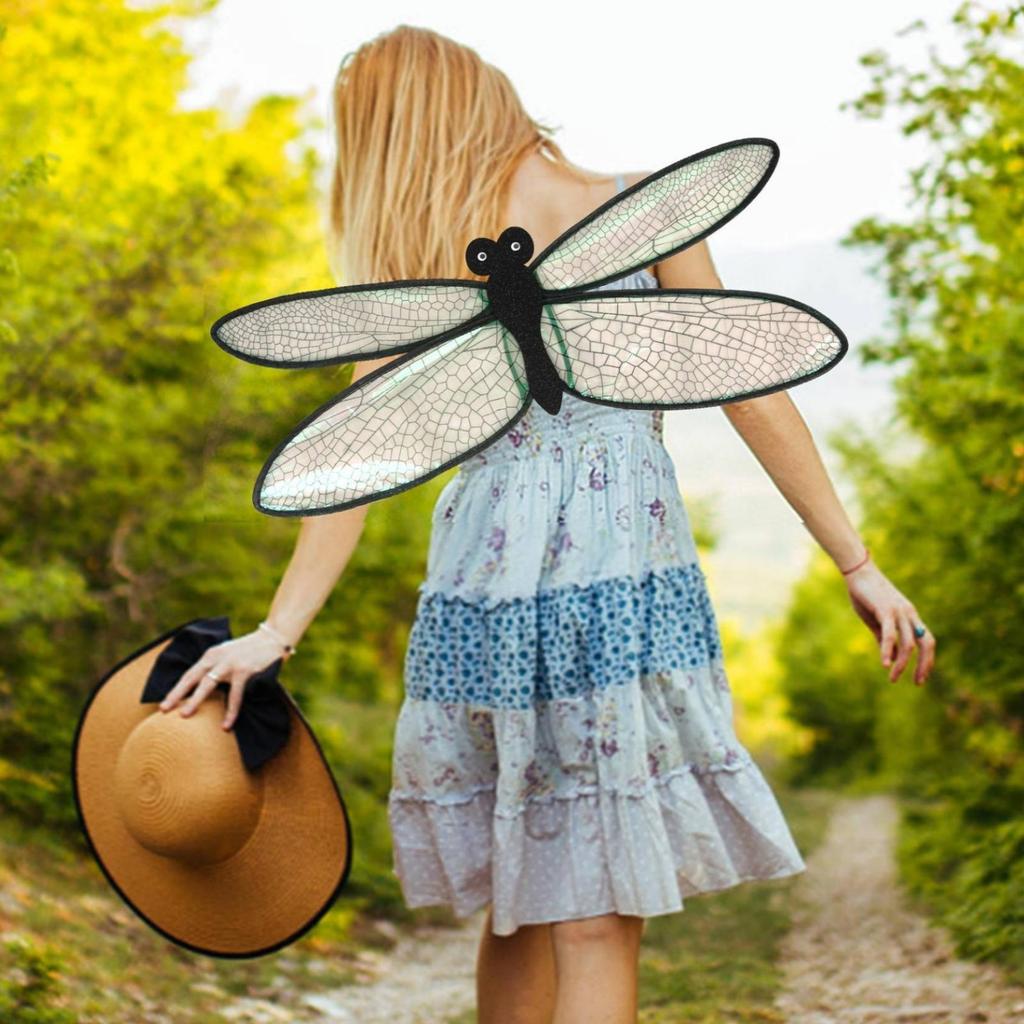 Easy To Wear Dragonfly Wing Costume Prop Translucent