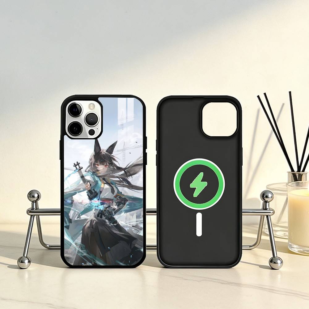 Zenless Zone Zero Miyabi Hoshimi Handyhülle Für iPhone17,16,15,14,13,12,11 Plus,Pro Max Magnetisch Für Magsafe Kabelloses Laden