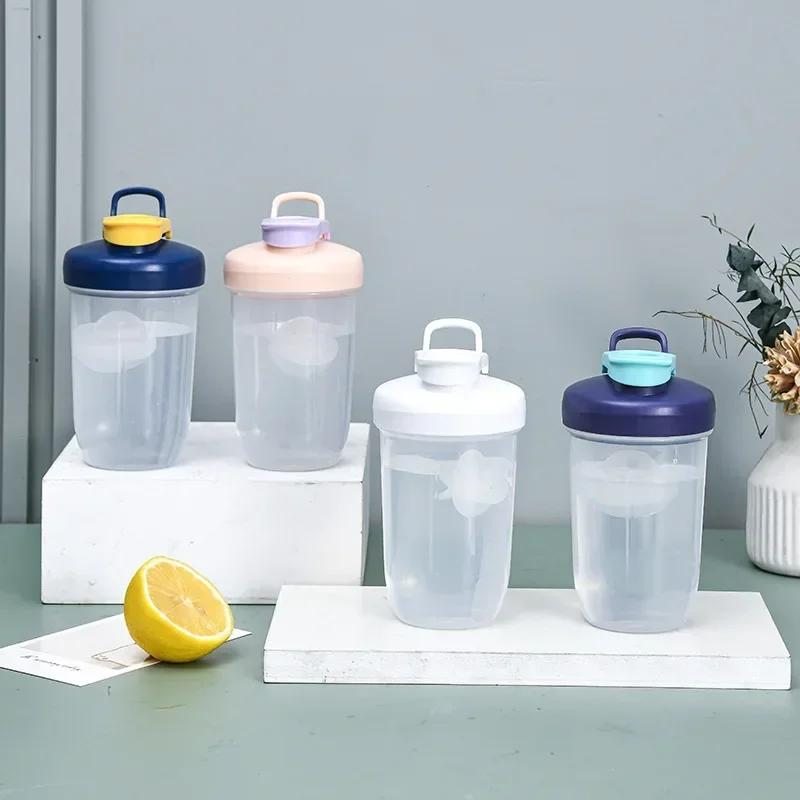 Shaking Cup 400ml Protein Powder Shaker Bottle Leak Proof Water Bottle for Gym Outdoor Fitness Training Sport Mixing Cup