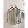Honey J Luaide Stripe Frill Hood Shirt Men 2color