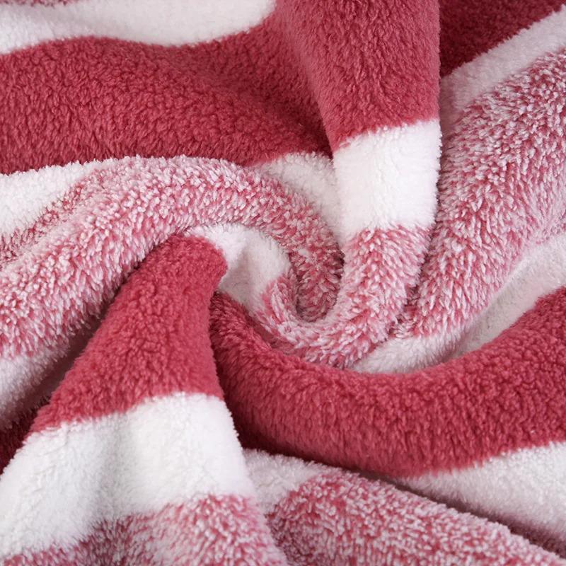 Striped Face Towel Absorbent & Quick-drying Super Soft Skin-friendly Bathing Hand Towel For Home Bathroom 35x75cm/13.7*29.5in