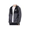 Nike Color Block Logo Zip-Up Long Sleeve Jacket Men Jackets Gray 861743-071