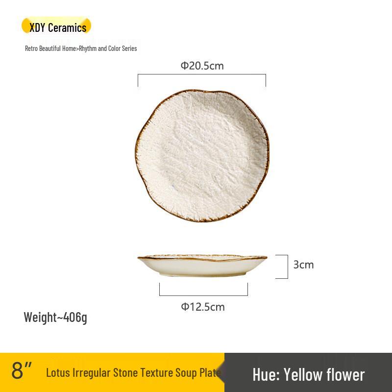 ZISIZ Elegant Ceramic Tableware Set