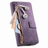 Retro Magnetic Zipper Leather Case for Samsung ZFold 7/6/5/4/3 with Card Slot