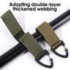 Nylon Gurtband Karabiner Handschuhhaken Outdoor Taktischer Handschuh Kletterseil Verlustsicher Camping Hängeschnalle Werkzeug