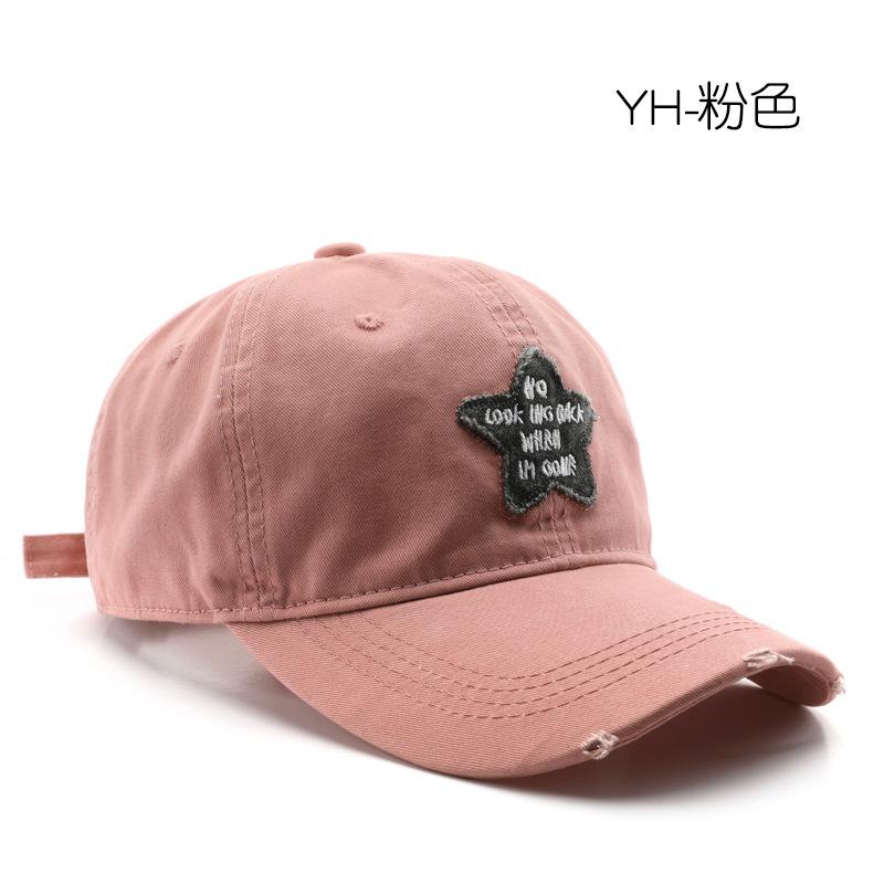 Retro Women's Personalized Patch Alphabet Cap Outdoor Men's Travel Sunscreen Sunshade Sun Hat Baseball Cap