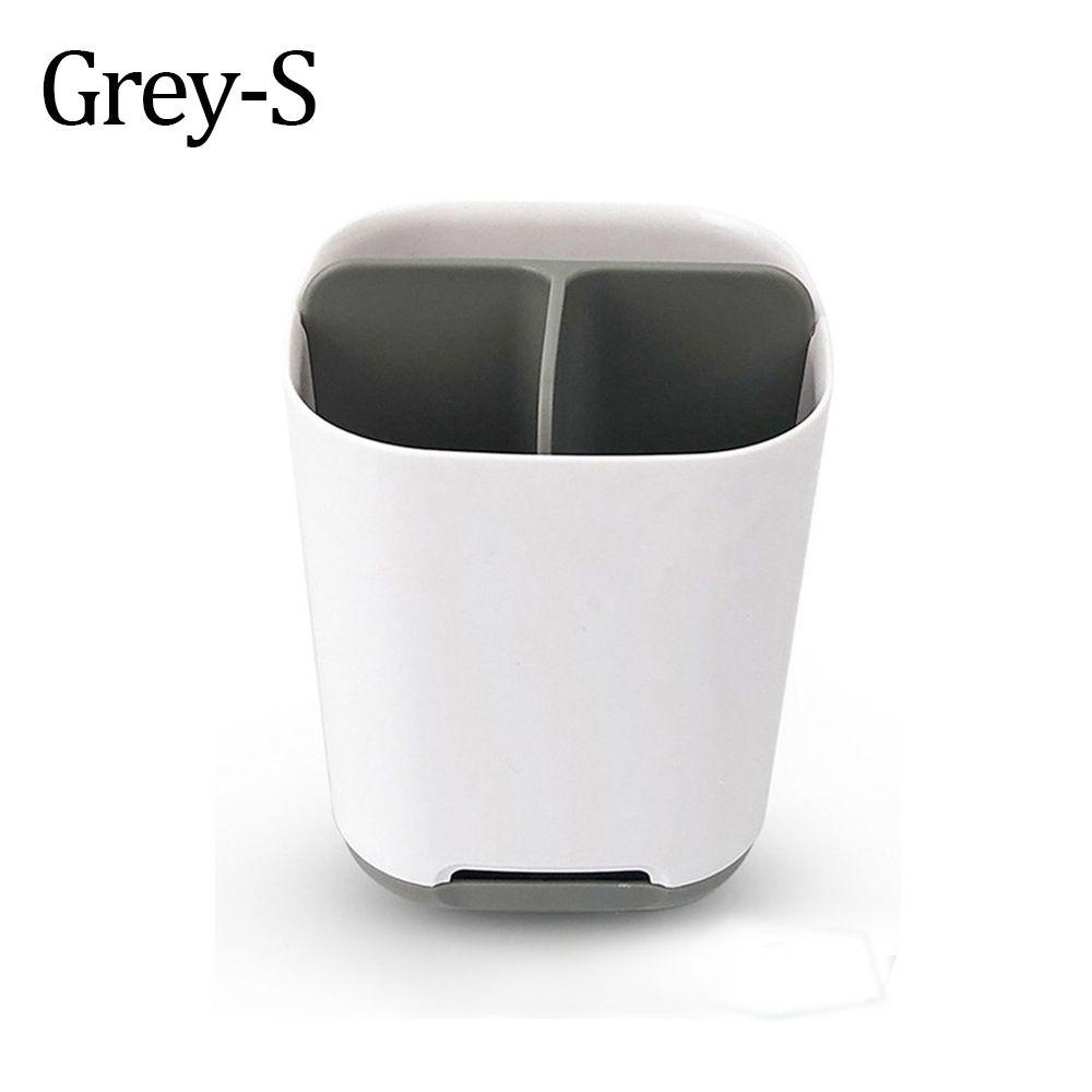 

Подставка-органайзер для зубных щеток, бритв, кистей для макияжа, электрических зубных щеток и зубной пасты, аксессуары для ванной комнаты S серый