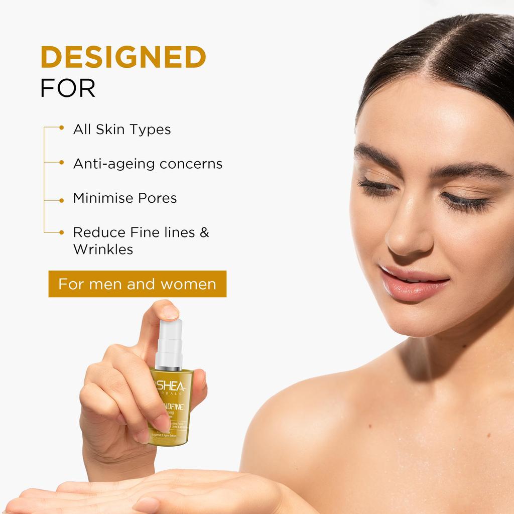 Oshea Herbals Almondfine Anti Ageing Face Serum for Women & Men | Reduces Fine Lines & Wrinkles | Boosts Hydration & Skin Elasticity | Enriched Wit