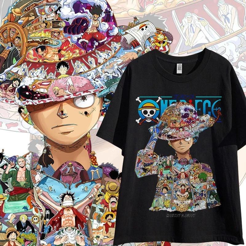 

One Piece Luffy Cosplay Anime Manga T-Shirt Tee Undershirt Costumes Cotton M