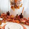 CQURE 10 Pack Fall Leaf Garland, Hanging Vines Garland Artificial Fall Maple LeavesThanksgiving Decor for Home Wedding Fireplace Party