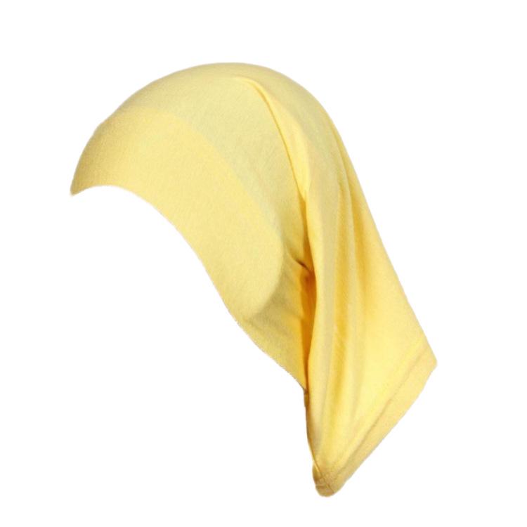 Silk Milk Elastic Undercap Ethnic Snood Solid Color Head Wrap