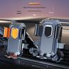 Car Phone Holder | Gravity Induction | Universal Mount for Center Console & Sun Visor | Supports Horizontal & Vertical Screens