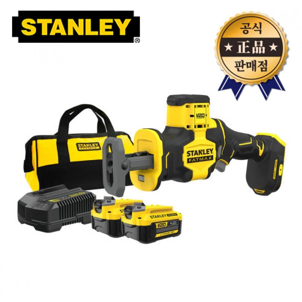 

Аккумуляторная пила Stanley SBR305M2S 4,0 Ач, 2 аккумулятора, 20 В MAX, резка пилой