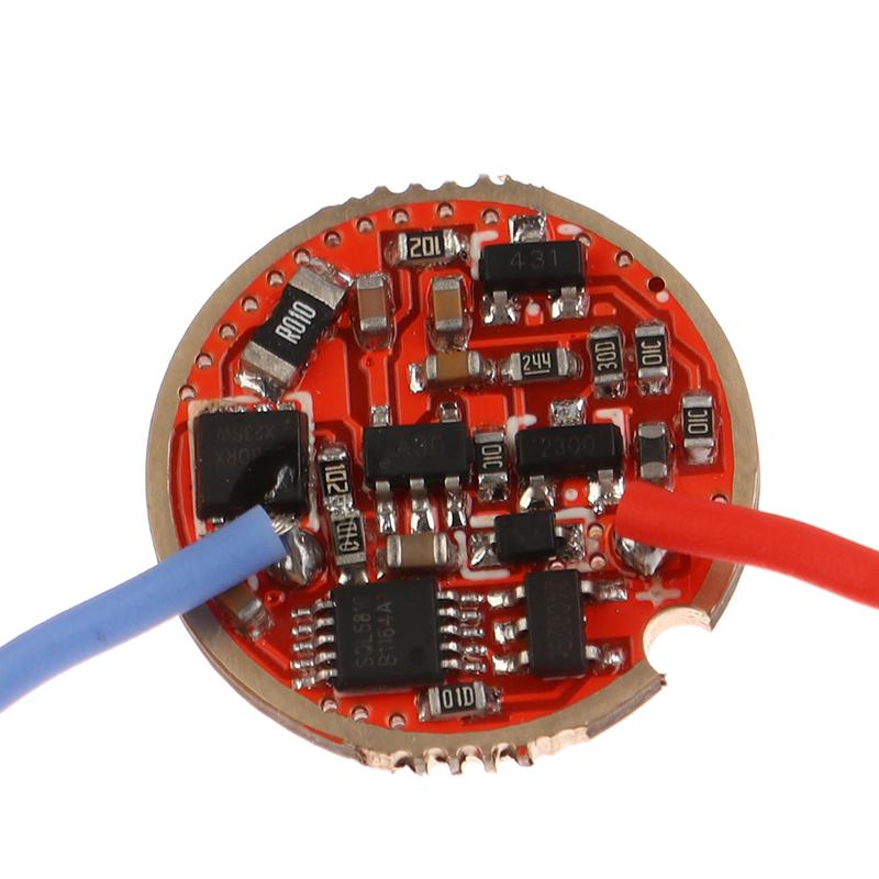 1 Stück 5A 3V Taschenlampe LED Treiber 17mm 5 Modi Leiterplatte für Xhp50.2 Mkr Xhp70.2 Xhp90 Taschenlampe Fackel Laterne