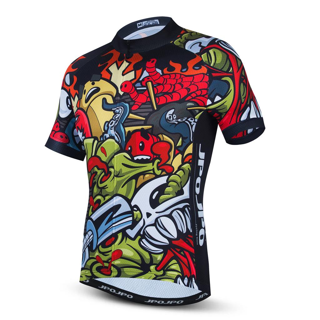 Cycling Jersey Men Bike Top MTB Bicycle Shirt Mountain Road Riding Clothing Short Sleeve Summer Cyclist Biking Clothes Green