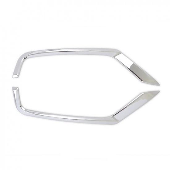 For Mazda Cx-5 Cx5 KF 2017-2021 Chrome Rear Fog Light Lamp Cover Trim Strip