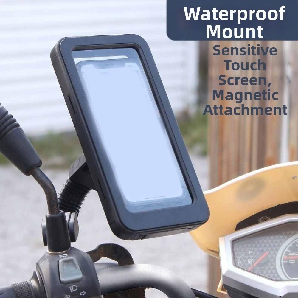 Magnetic Design Bike Phone Holder Stable Mount Motorcycle Phone Holder  Electric Scooter