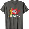 Litauen Vytis Wappen Grunge Stil T-Shirt Retro Lietuva Grafik T-Shirt