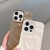 INS Glänzende Liebesherz Handyhülle Für iPhone 16 Plus 15 14 13 12 11 Pro Max Niedlich Mode 3D Wellenmuster Bumper Stoßfeste Hülle