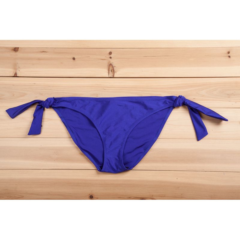 

Европейские и американские трусы-бикини с низкой посадкой однотонные купальники Purple Blue 14 yards (hip 98-108cm)