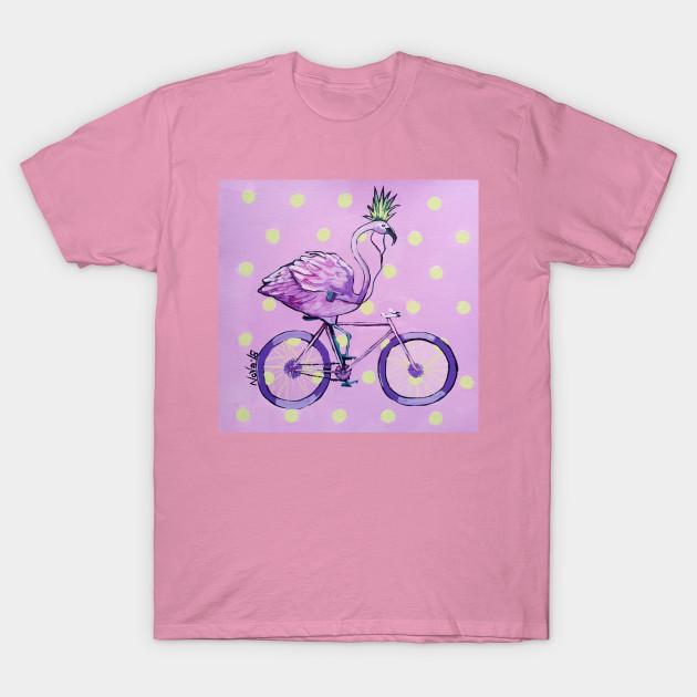 T Shirt Women Pink Flamingo Harajuku Print Kawaii Tshirt Summer Short Sleeve Female T-Shirt Top Tee