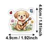 50 Healing Cartoon Cute Animal Creative Stickers Warm Decoration Water Cup Flat Waterproof Sticker