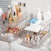 2 Tiers Kitchen Bathroom Storage Rack Under Sink Storage Box Slide Out Clear Storage Container With Dividers Enduring