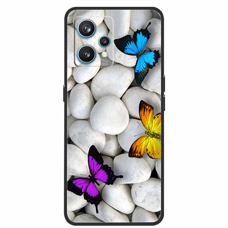 For Realme 9 Case RMX3521 Shockproof Soft silicone TPU Back Cover For Realme9 4G Phone Cases Realme 9 6.4 inch Cute Cartoon Bag
