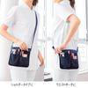 [Anfamie] Nurse Pouch Organizer, Lightweight, Slim, 2-Way, with Belt, Large Capacity, Navy