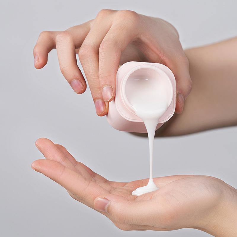 2/3Pcs Travel Container Magnetic Storage With Lids Cosmetic Dispenser Stacking Design Bottle For Face Cream Sunscreen Organizer