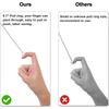 5pcs Soft Hair Tube Cleaner Brush Stainless Steel Handle Bottle Cleaning Brush  For Straw Bottles