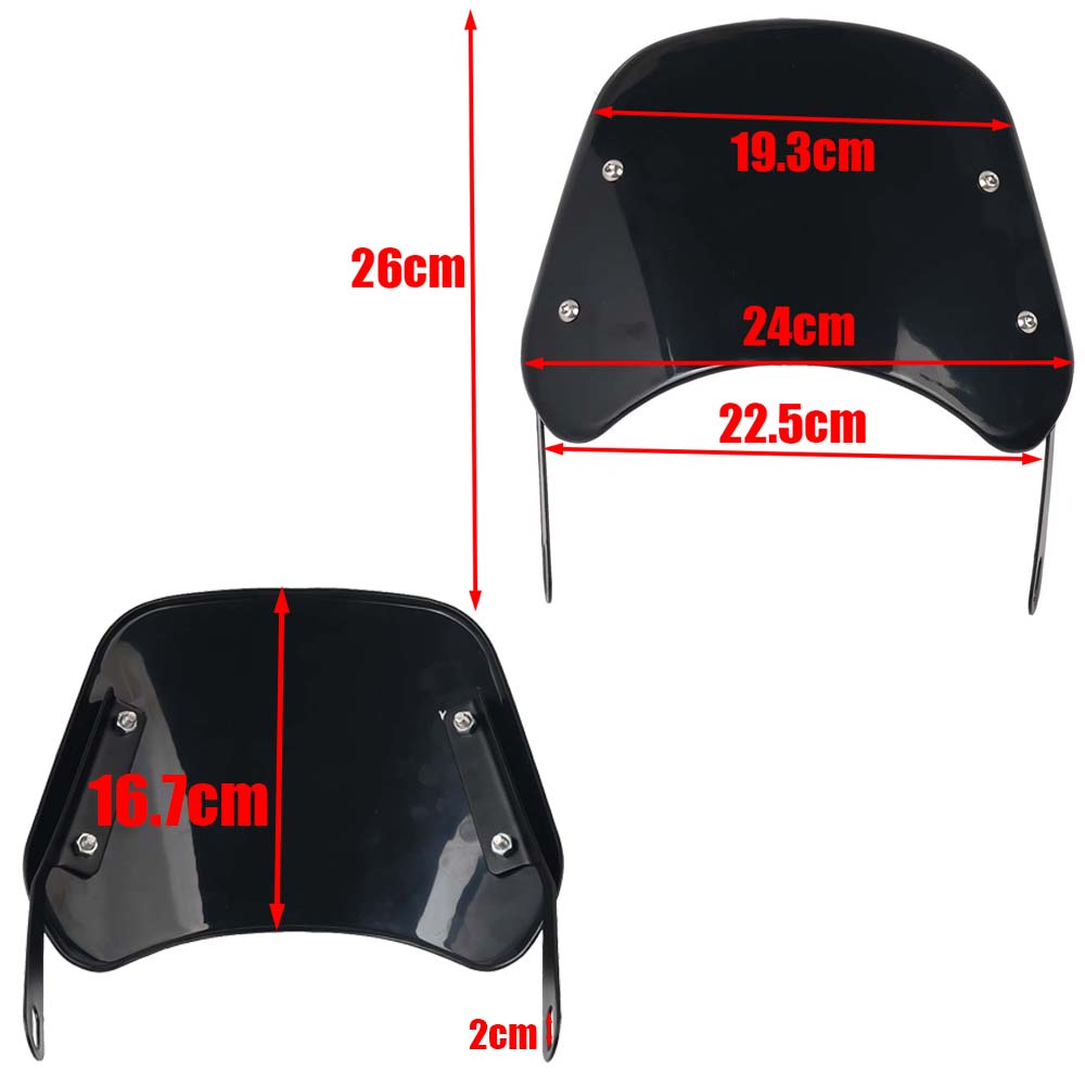 For Royal Enfield Scram 411 Himalayan 650 BS6 Scrambler 650 Accessories Retro Windscreen Windshield Wind Screen Deflector Cover