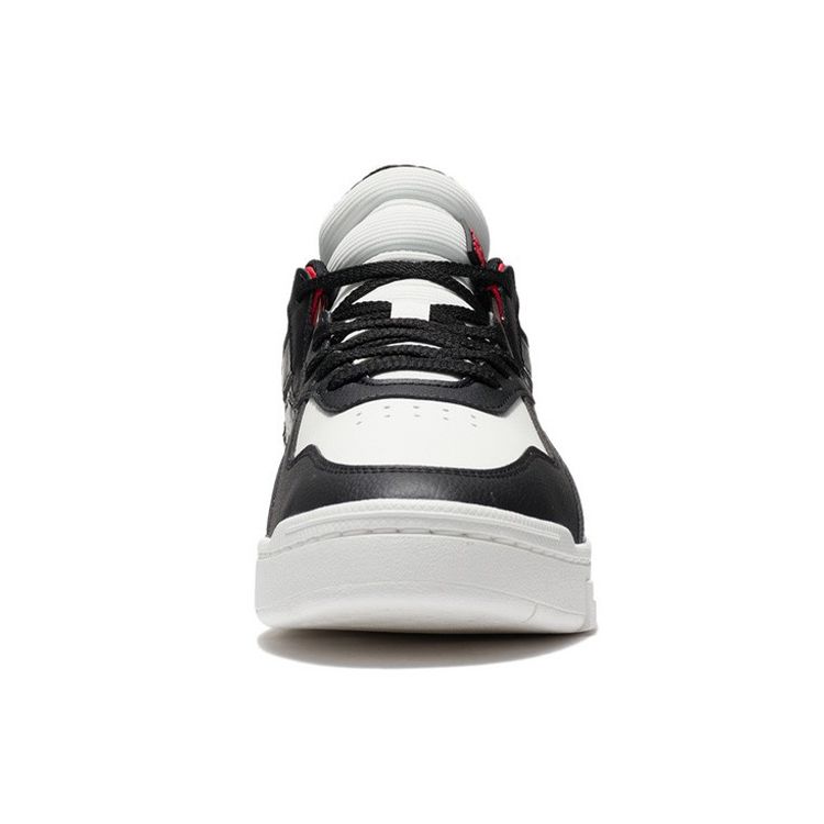 Li Ning Superwave Lo Slip Resistant Durable Low Top Skate Shoes Men Sneakers Black White Red AGCS007-3