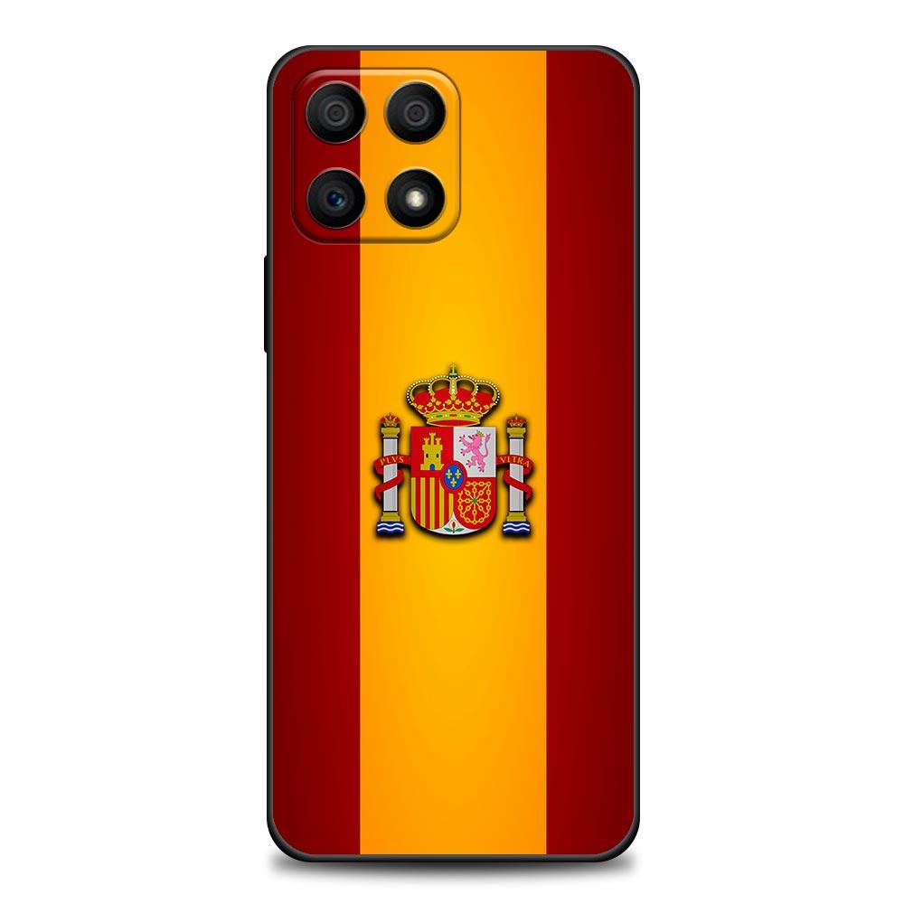 ESPANA Spanish Spain Flag Phone Case For Honor 50 30 10 Lite 30i 20 20e 9A 9C 9X Pro 8X Nava 8i 9 Y60 Cover Soft Silicone Cases