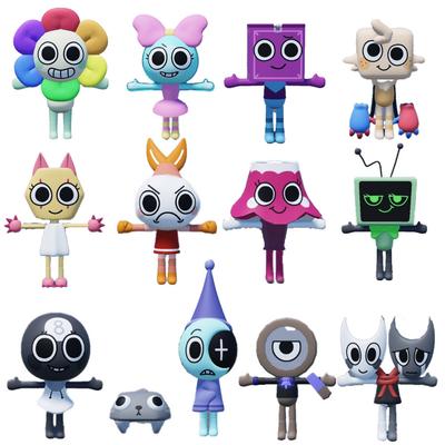 Dandy's World Plush Cute Dandy World Scrap Stuffed Horror Game Goob Pebble Poppys Boxten Plushie Soft Doll Kawaii Room Decor Toy