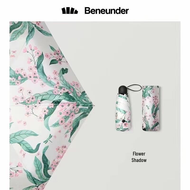 Beneath UV Protection Five-Fold Compact Umbrella