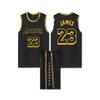 James Jersey No. 23 Lakers Children's Basketball Uniform Set