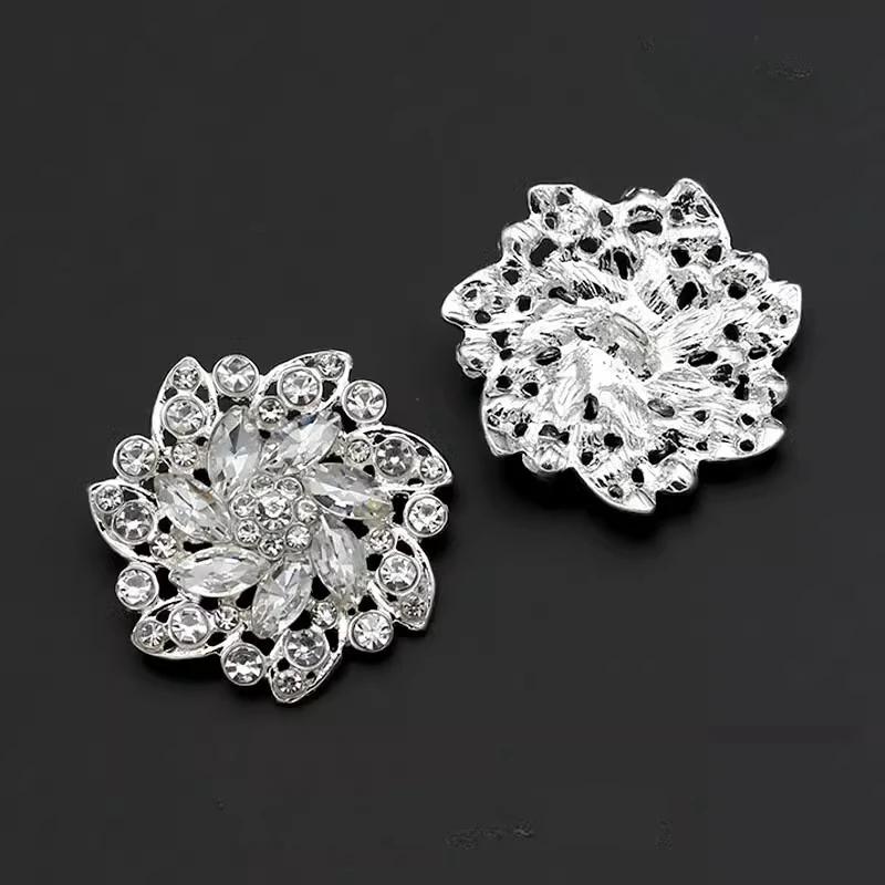 1pcs Round Metal Buttons for Clothing Designers Decorative DIY Crafts Wide Garments Fur Mink Coat Sewing Accessories