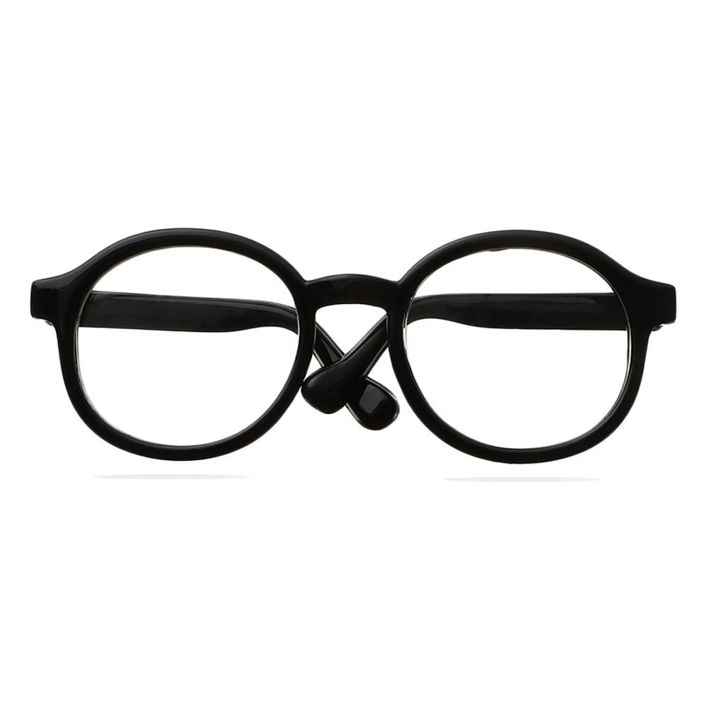 

Doll Decoration Toys Round Glasses Changing Clothes Doll Eyewear Korean Doll Glasses чёрный