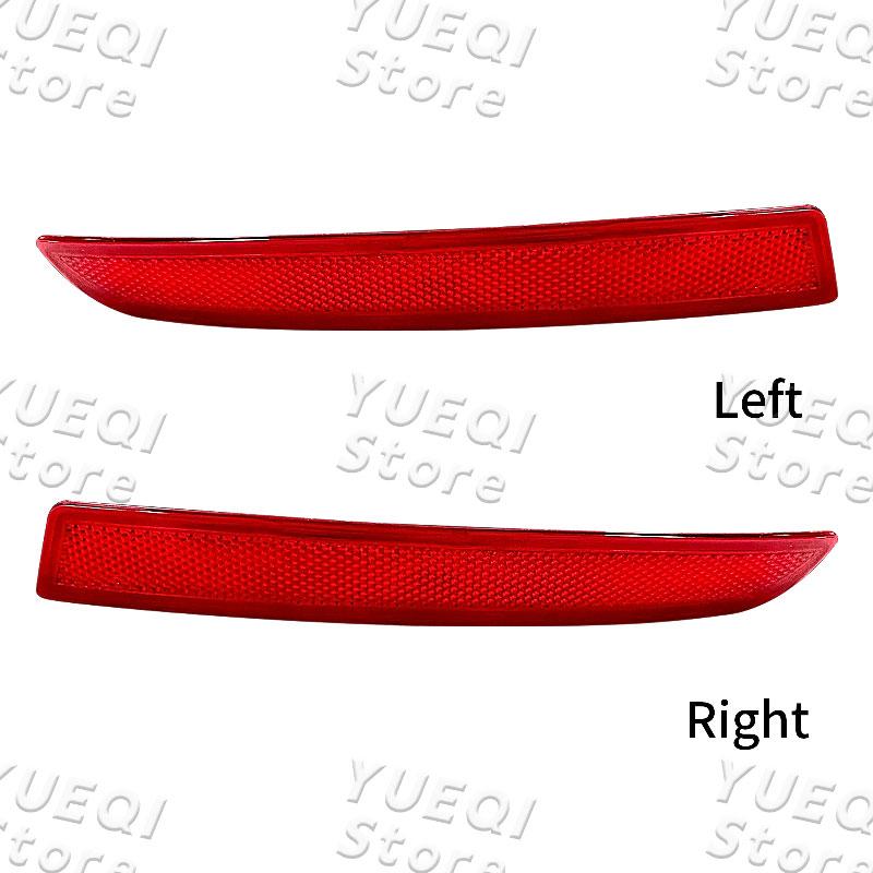 

2 шт. Лампа-отражатель заднего бампера автомобиля Задний фонарь Красная линза Светоотражающая полоса Для BMW 5 серии F10 2014-2017 63147318555 63147318556