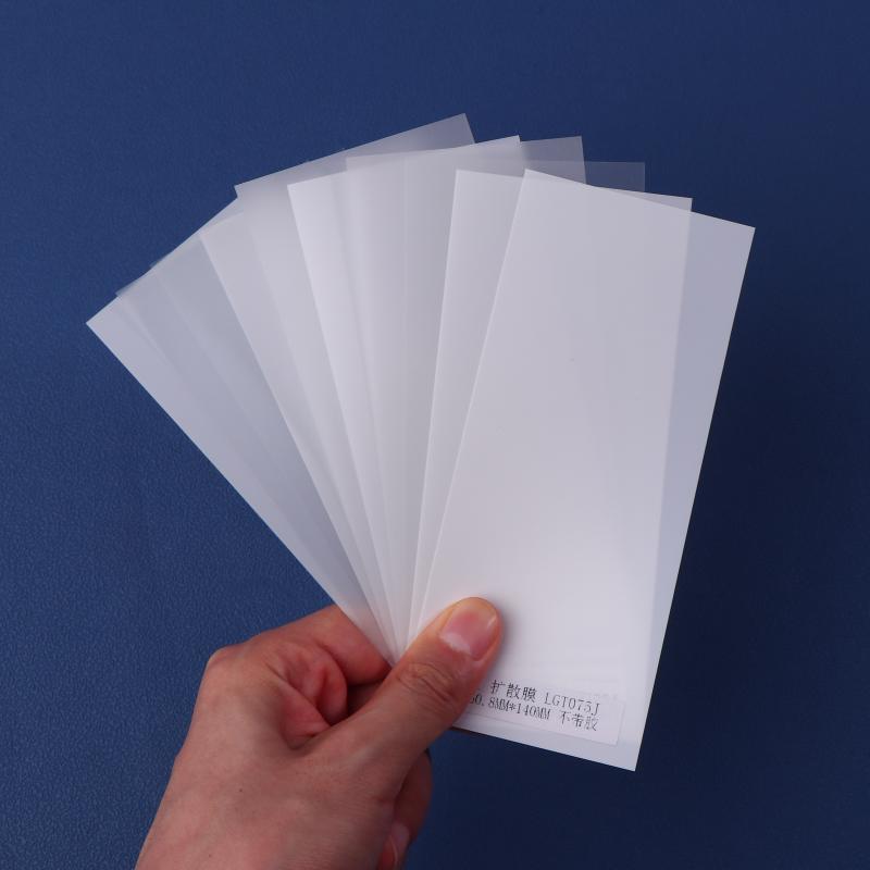 

10 шт./набор Диффузионная/Отражающая пленка Комплект Светодиодный свет Диффузор Пленка Коробка Освещение Подсветка Гомогенизирующая пленка ПЭТ Светопроводящий лист