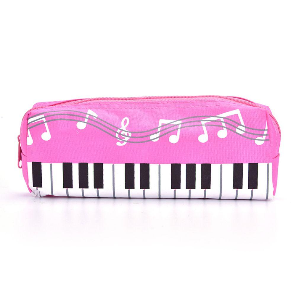 Cloth Musical Pencil Cases Student Pencil Case Piano Note Pencil Bag Musical Note Piano Pouch
