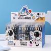 Back to school season 2pcs 0.5mm astronaut box press pen cartoon press neutral pen metal pen clip sign pen black