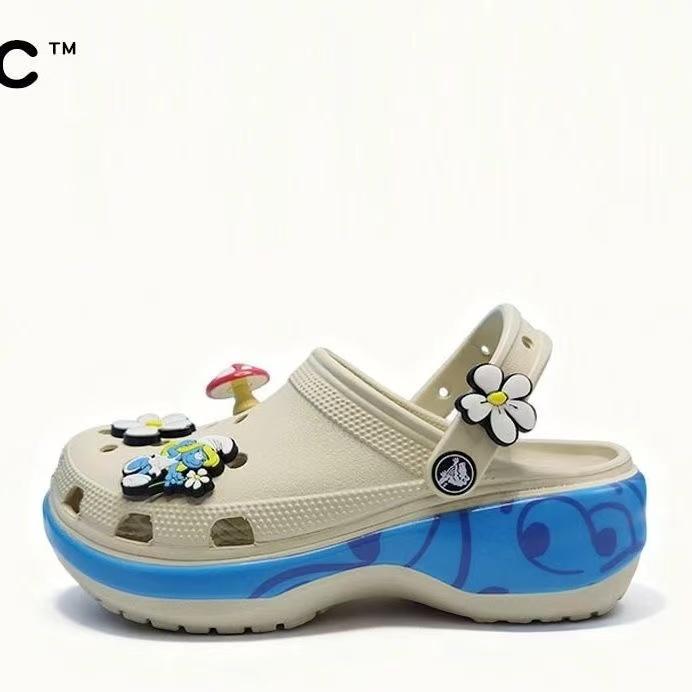 

Crocs The Smurfs Kids Shoes Unisex Slippers 36-37(M4W6) белый