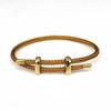 10Pc Luxury Multicolor Fashion Adjustable Bracelet Stainless Steel Wire Waterproof Rope Bracelet Men Women Jewelry Accessories