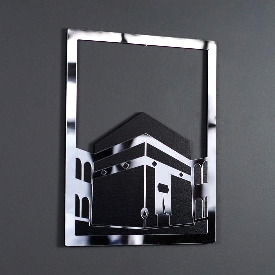 Masjid Set  Al Aqsa, Masjid Al Haram Masjid Nabawi Wooden Acrylic Kaaba Wall Decor
